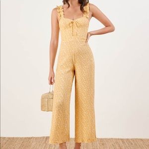 Yellow Floral Romper